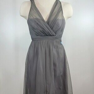 BHLDN HITHERTO Anthro Tansy Tulle Bow Dress size 4